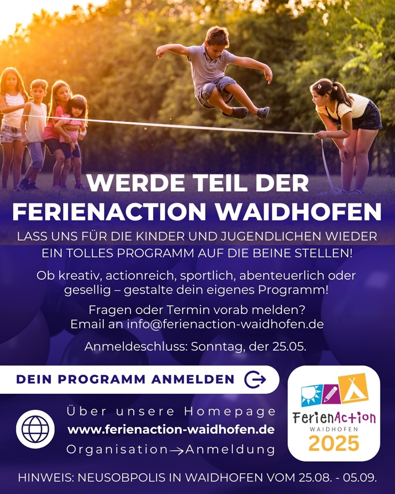 Ferienaction 25 Planung
