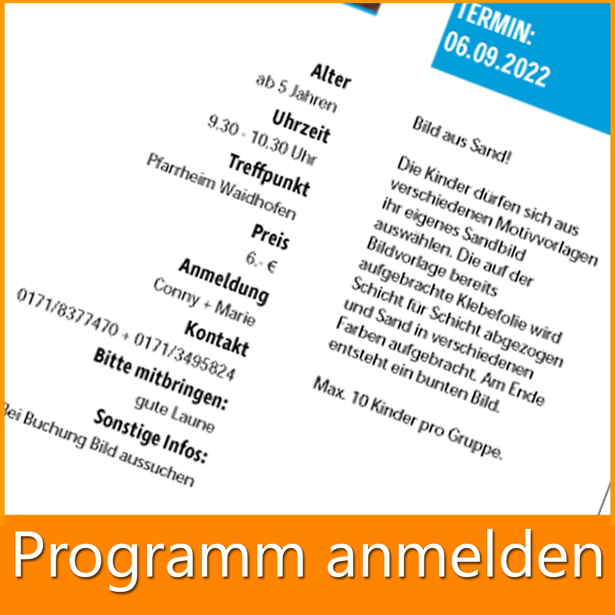 Programm übersenden